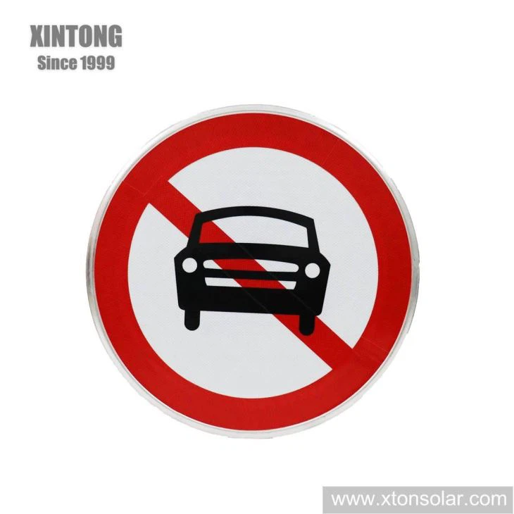 Red Ciecle Traffic Warning Sign